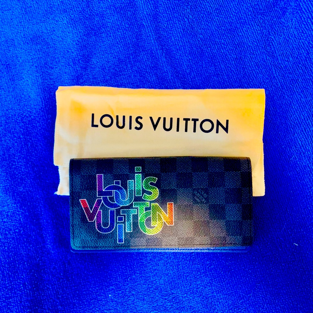 Louis Vuitton wallet Pride colors